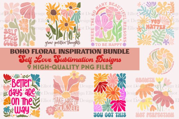 Download Boho Floral Inspiration PNG Bundle - Boho Collection