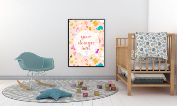 Download A 3D Rendering of a Modern Kids Bedroom - Premium Resources