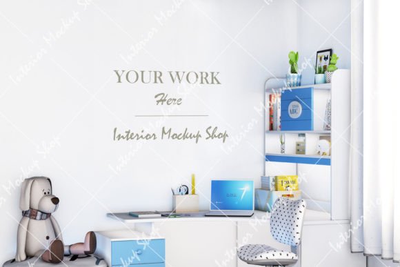 Download Blank Wall Mockup Kids Room, JPG - Mockup kids room Collection
