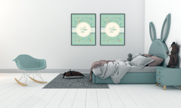 Download A Modern Minimalist Kids Bedroom Empty - Premium Bundle