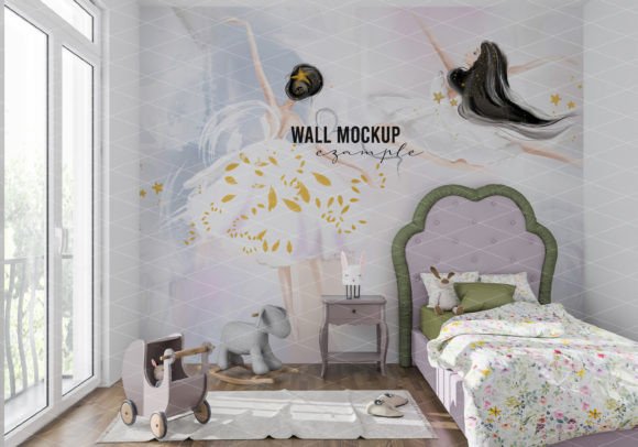 Download Wall Mockup Wallpaper Mockup Kids Room - Mockup kids room Collection