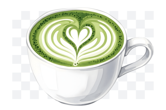 Download Matcha Latte Art PNG Clipart - Latte art png Collection