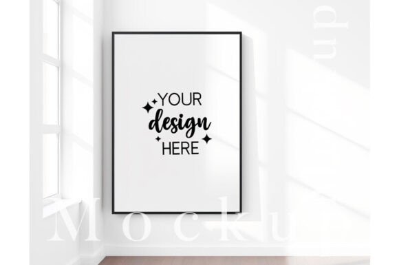 Download Vertical Black Frame Mockup Framed Art - Framed art Collection