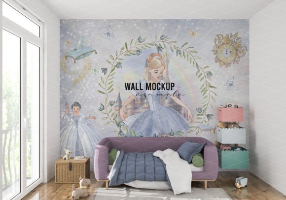 Download Wall Mockup Wallpaper Mockup Kids Room - Mockup kids room Collection