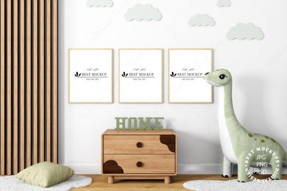 Download Frame Mockup Kids Room Interior - Mockup kids room Collection